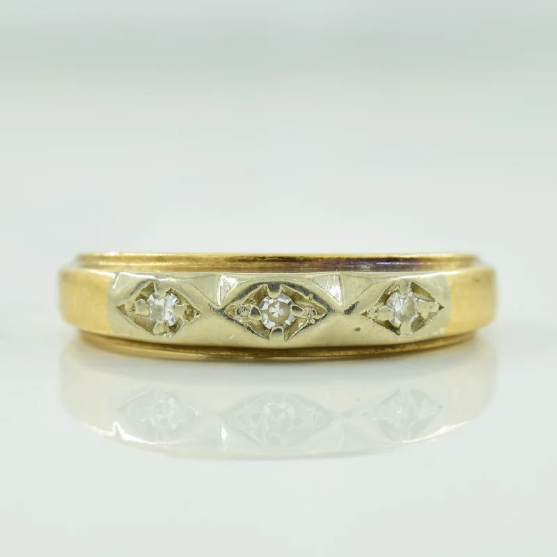 Gorgeous Jewelry, Limited-Time Savings Three Stone Diamond Band | 0.04ctw | SZ 5 | Gorgeous Jewelry, Limited-Time Savings Three Stone Diamond Band | 0.04ctw | SZ 5 |