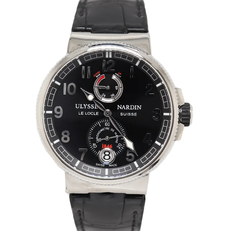 Bestselling Jewelry Now On Sale – Elevate Your Look Ulysse Nardin Mens Maxi Marine Stainless Steel 41mm Black Dial Reference# 263-66-3/62 Bestselling Jewelry Now On Sale – Elevate Your Look Ulysse Nardin Mens Maxi Marine Stainless Steel 41mm Black Dial Reference# 263-66-3/62