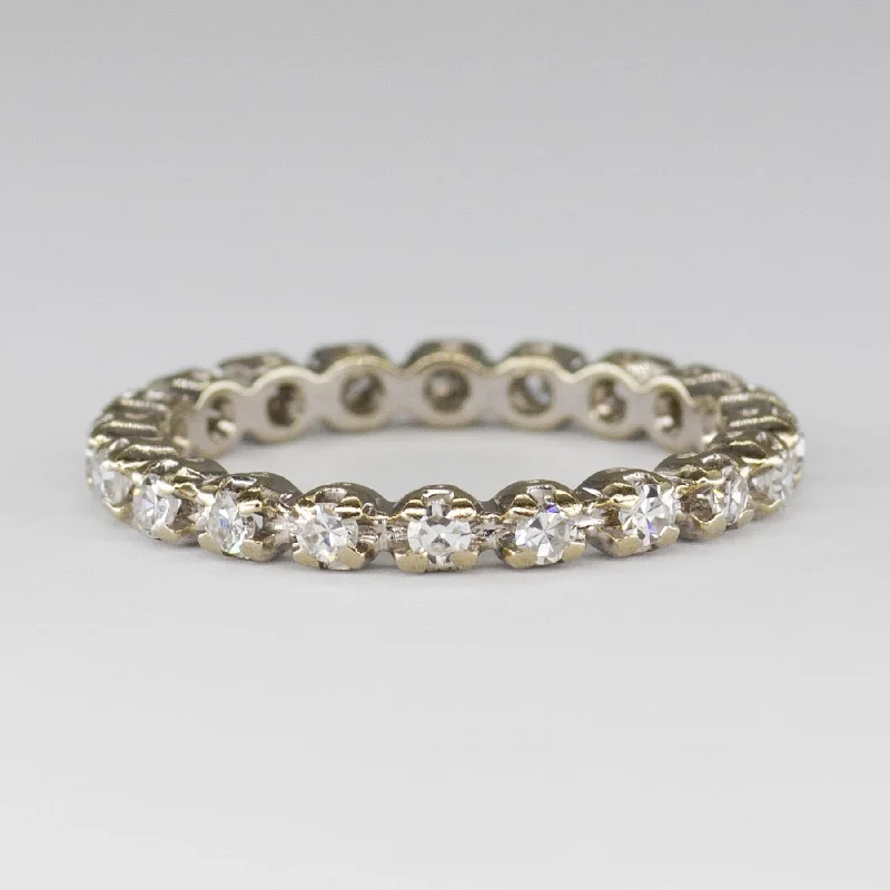 Glamorous Jewelry, Glamorous Deals – Shop Now Antique French Hallmarked Eternity Diamond Band | 0.40 ctw | SZ 6 Glamorous Jewelry, Glamorous Deals – Shop Now Antique French Hallmarked Eternity Diamond Band | 0.40 ctw | SZ 6
