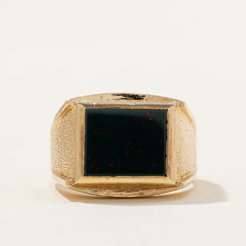 Stunning Jewelry At Even More Stunning Prices Bloodstone Signet Ring | 1.76ct | SZ 9.5 | Stunning Jewelry At Even More Stunning Prices Bloodstone Signet Ring | 1.76ct | SZ 9.5 |