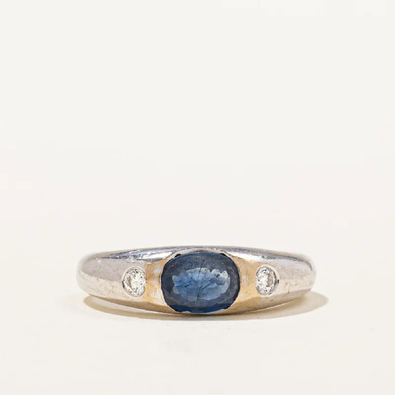Sparkle More For Less – Jewelry Sale Happening Now Blue Sapphire & Diamond Ring | 1.00ct, 0.10ctw | SZ 4.75 | Sparkle More For Less – Jewelry Sale Happening Now Blue Sapphire & Diamond Ring | 1.00ct, 0.10ctw | SZ 4.75 |