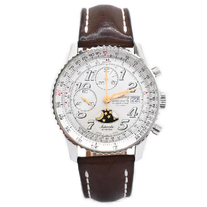 Premium Jewelry At Special Low Prices For A Limited Time Breitling Mens Montbrillant Eclipse Stainless Steel 41.5mm White Arabic Dial Watch Premium Jewelry At Special Low Prices For A Limited Time Breitling Mens Montbrillant Eclipse Stainless Steel 41.5mm White Arabic Dial Watch