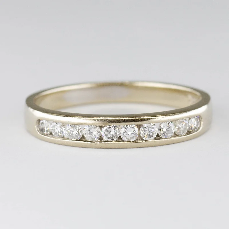 Romantic Heart-Shaped Jewelry For Special Gifts Channel Set Diamond Band | 0.20ctw | SZ 6.25 | Romantic Heart-Shaped Jewelry For Special Gifts Channel Set Diamond Band | 0.20ctw | SZ 6.25 |