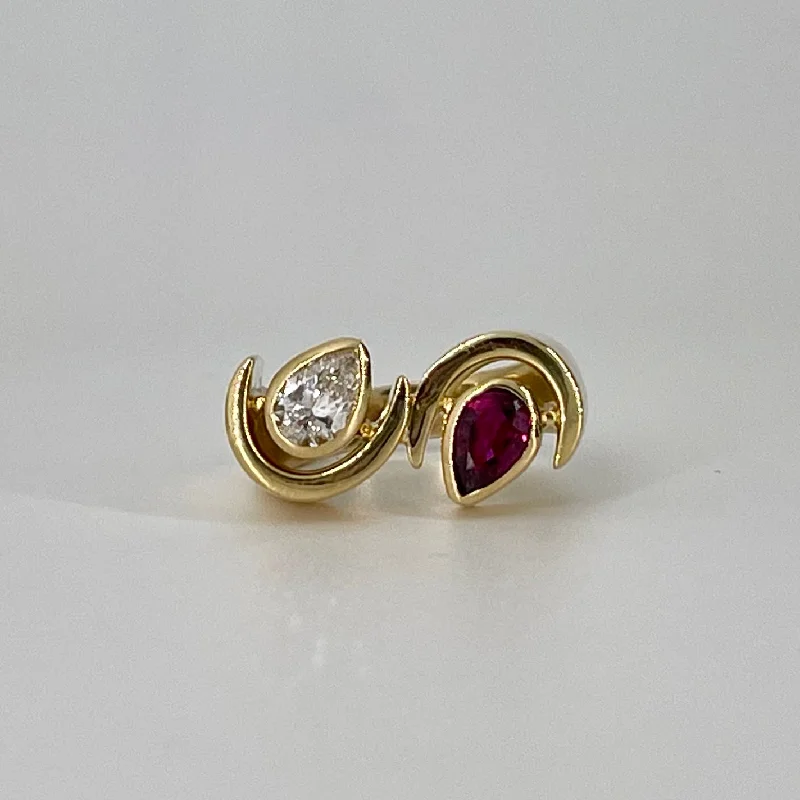 Premium Jewelry, Premium Discounts – Act Fast Diamond and Ruby Ring | 0.52 ctw, 0.66 ctw | SZ 7 Premium Jewelry, Premium Discounts – Act Fast Diamond and Ruby Ring | 0.52 ctw, 0.66 ctw | SZ 7