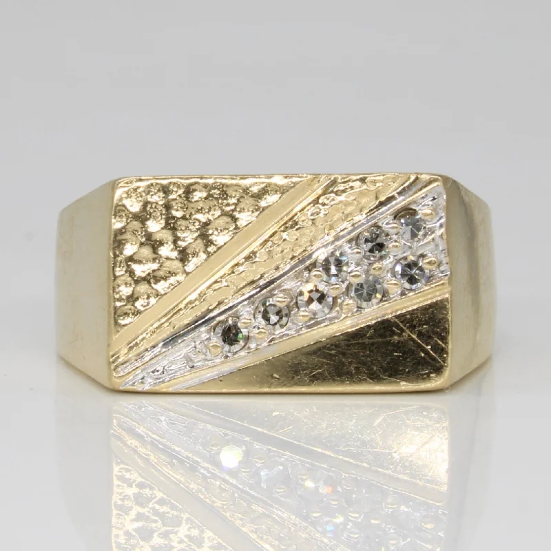 Limited-Time Jewelry Sale – Elegant Styles At Less Diamond Flat Edge Ring | 0.12ctw | SZ 9.5 | Limited-Time Jewelry Sale – Elegant Styles At Less Diamond Flat Edge Ring | 0.12ctw | SZ 9.5 |