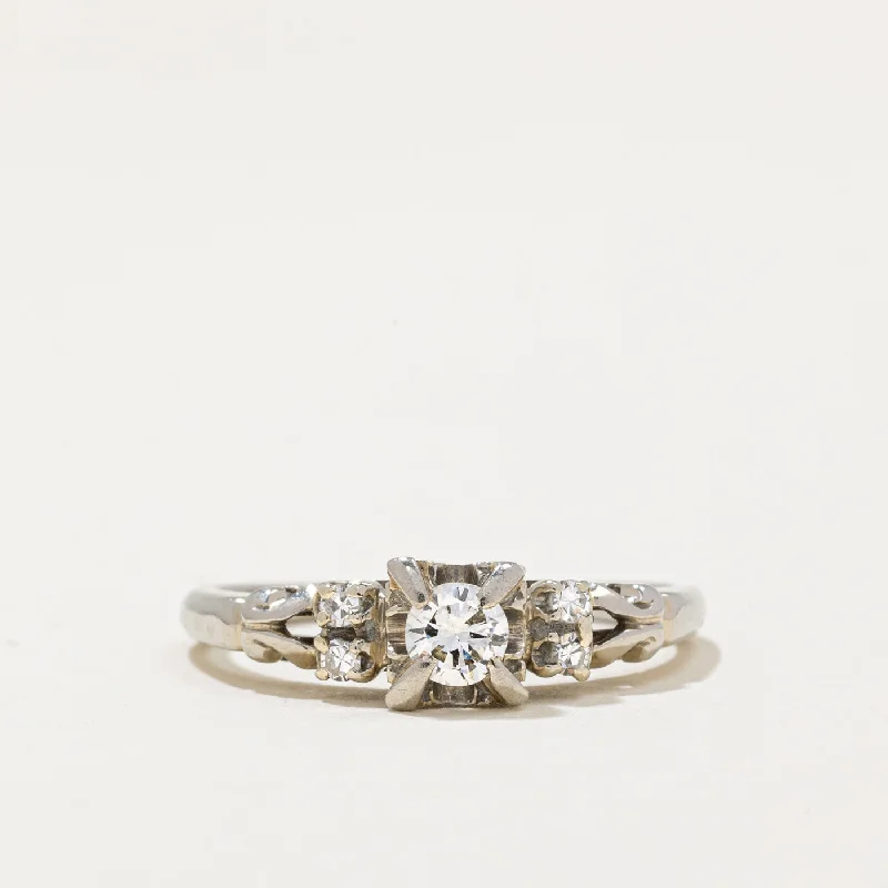 Discounted Jewelry For A Glamorous Look Diamond Engagement Ring | 0.24ctw | SZ 6.25 | Discounted Jewelry For A Glamorous Look Diamond Engagement Ring | 0.24ctw | SZ 6.25 |