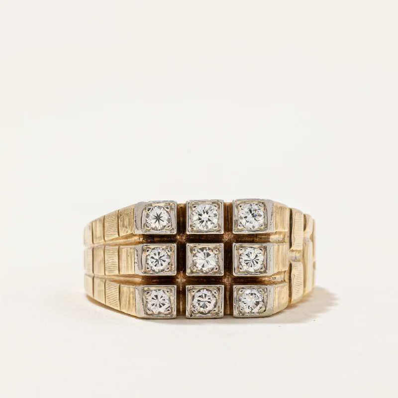 Elegant Jewelry Pieces At Unbelievable Prices Diamond Grid Ring | 0.32ctw | SZ 7 | Elegant Jewelry Pieces At Unbelievable Prices Diamond Grid Ring | 0.32ctw | SZ 7 |