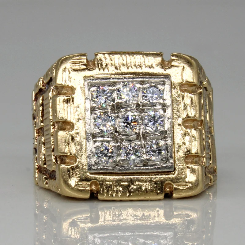 Discounted Jewelry For A Glamorous Look Diamond Grid Ring | 0.72ctw | SZ 9 |