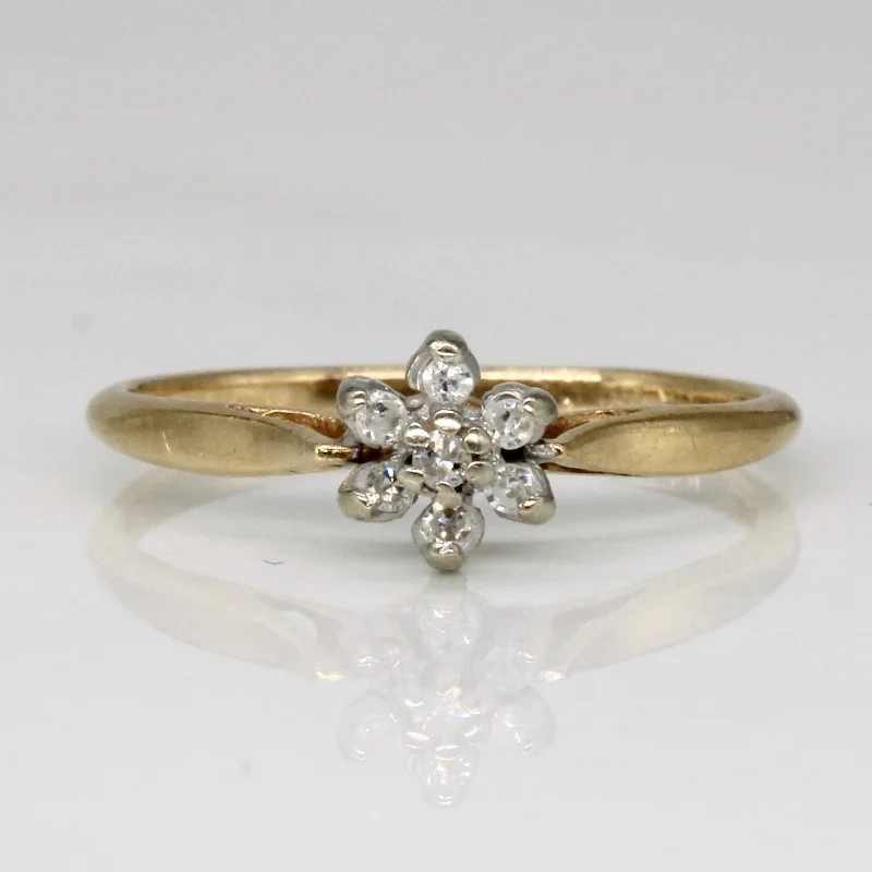 Discounted Luxury Jewelry – Shine Without The Splurge Cluster Set Diamond Ring | 0.04ctw | SZ 5 | Discounted Luxury Jewelry – Shine Without The Splurge Cluster Set Diamond Ring | 0.04ctw | SZ 5 |