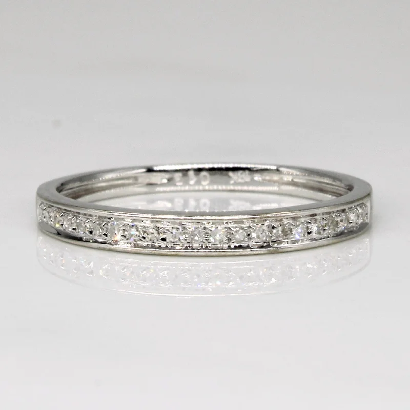 Modern Jewelry At Exclusive Discounts – Shop Today Semi Eternity Diamond Ring | 0.19ctw | SZ 6.25 | Modern Jewelry At Exclusive Discounts – Shop Today Semi Eternity Diamond Ring | 0.19ctw | SZ 6.25 |