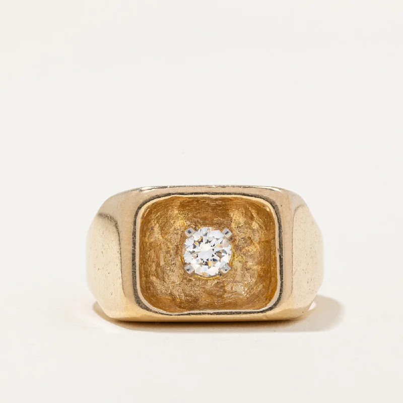 Don't Miss Our Biggest Jewelry Sale Of The Season Diamond Signet Ring | 0.24ct | SZ 6.75 | Don't Miss Our Biggest Jewelry Sale Of The Season Diamond Signet Ring | 0.24ct | SZ 6.75 |