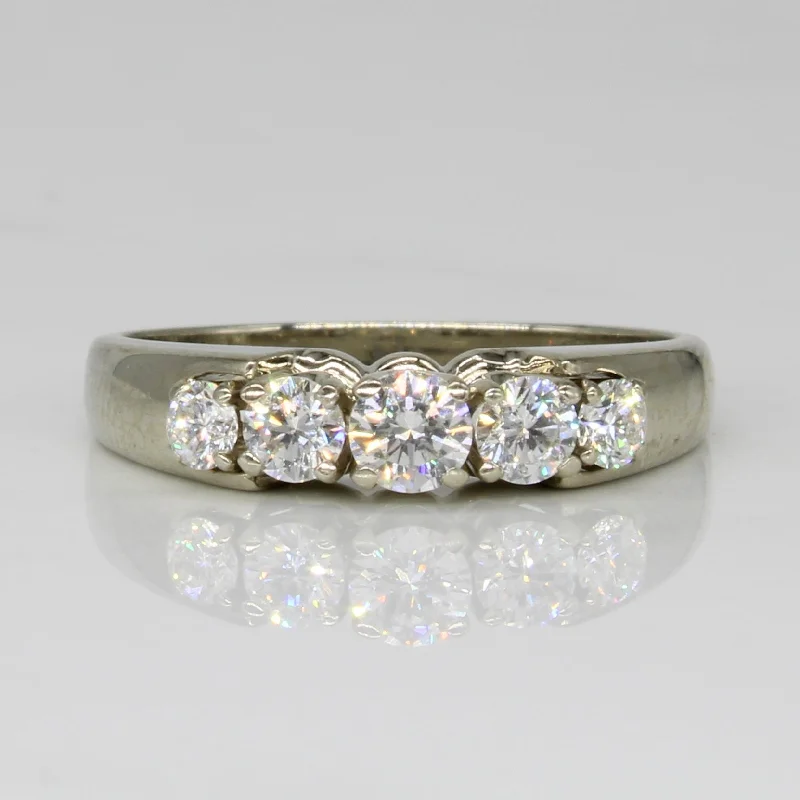 Luxury Jewelry Sale – Elegant Styles At Unbeatable Prices Five Stone Diamond Ring | 0.47ctw | SZ 6 |