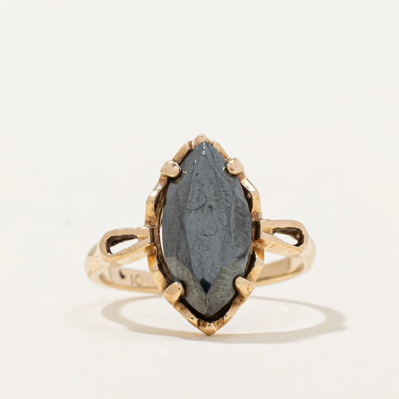Classic And Modern Jewelry Styles On Sale Hematite Ring | 1.30ct | SZ 2.75 |