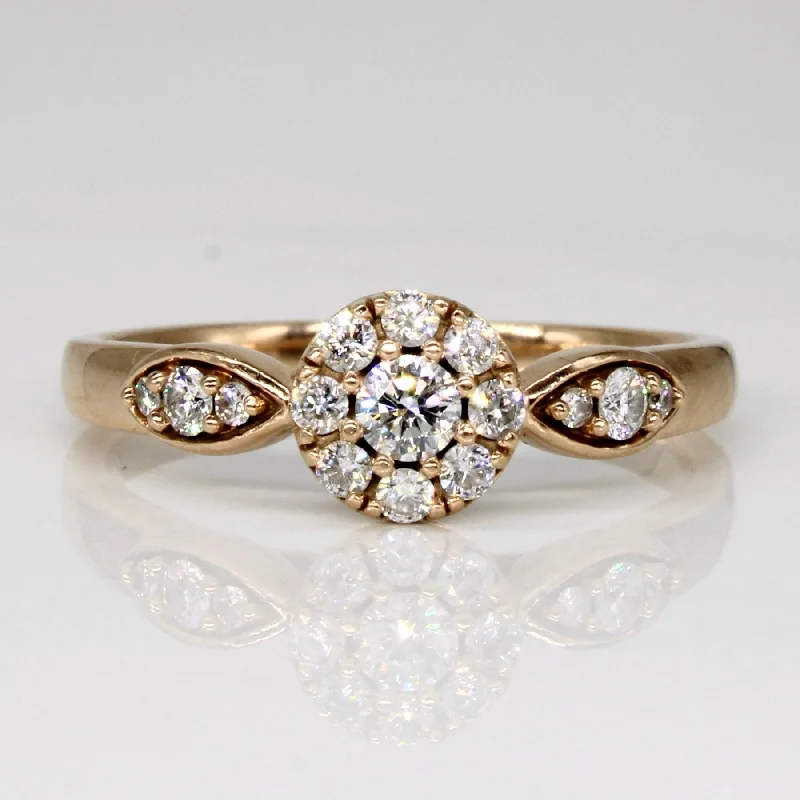 Final Call For Exquisite Jewelry At Reduced Rates 'Michael Hill' Diamond Cluster Ring | 0.33ctw | SZ 7.25 | Final Call For Exquisite Jewelry At Reduced Rates 'Michael Hill' Diamond Cluster Ring | 0.33ctw | SZ 7.25 |
