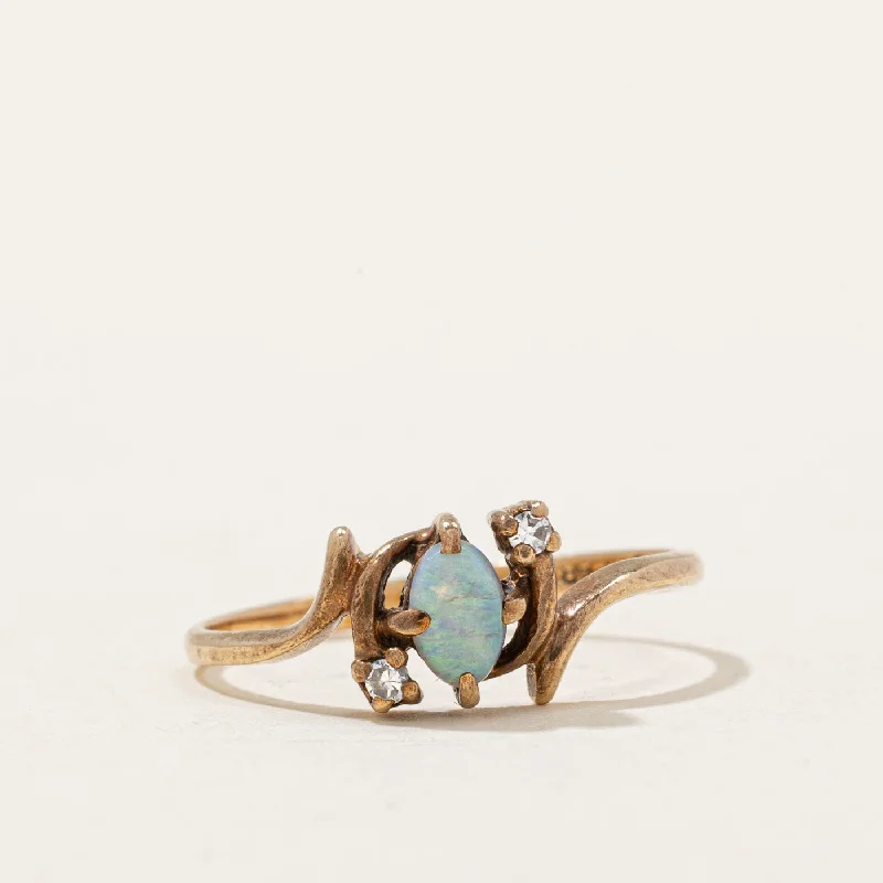 Don't Miss Out On Jaw-Dropping Jewelry Discounts Opal & Diamond Ring | 0.10ct, 0.01ctw | SZ 3.75 | Don't Miss Out On Jaw-Dropping Jewelry Discounts Opal & Diamond Ring | 0.10ct, 0.01ctw | SZ 3.75 |
