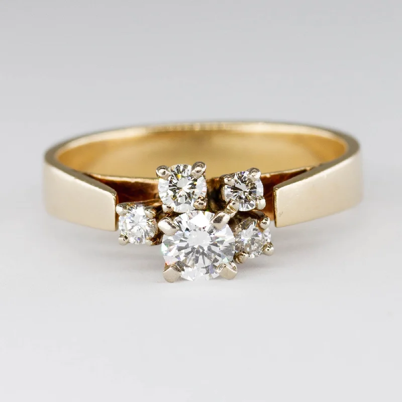 Limited Stock On Premium Jewelry At Low Prices Prong Set Diamond Cluster Ring | 0.63ctw | SZ 7.5 | Limited Stock On Premium Jewelry At Low Prices Prong Set Diamond Cluster Ring | 0.63ctw | SZ 7.5 |