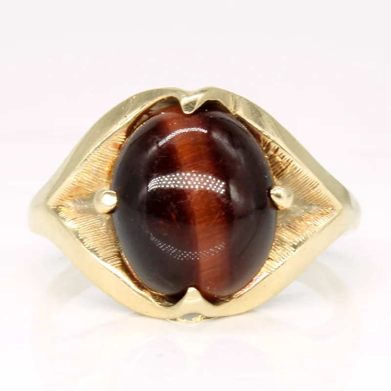 Premium Diamond Jewelry At Once-In-A-Lifetime Discounts Red Tiger's Eye Cocktail Ring | 4.00ct | SZ 8.5 | Premium Diamond Jewelry At Once-In-A-Lifetime Discounts Red Tiger's Eye Cocktail Ring | 4.00ct | SZ 8.5 |