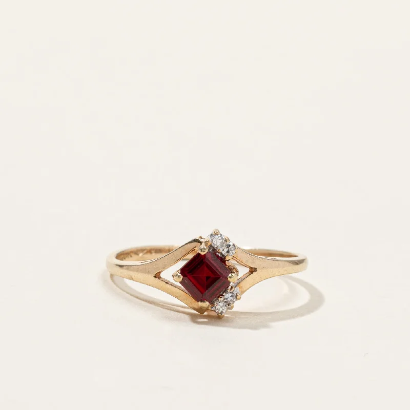 Flash Sale On Elegant Jewelry – Don't Miss Out 'Birks' Synthetic Ruby & Diamond Ring | 0.38ct | 0.04ctw | SZ 6.75 | Flash Sale On Elegant Jewelry – Don't Miss Out 'Birks' Synthetic Ruby & Diamond Ring | 0.38ct | 0.04ctw | SZ 6.75 |