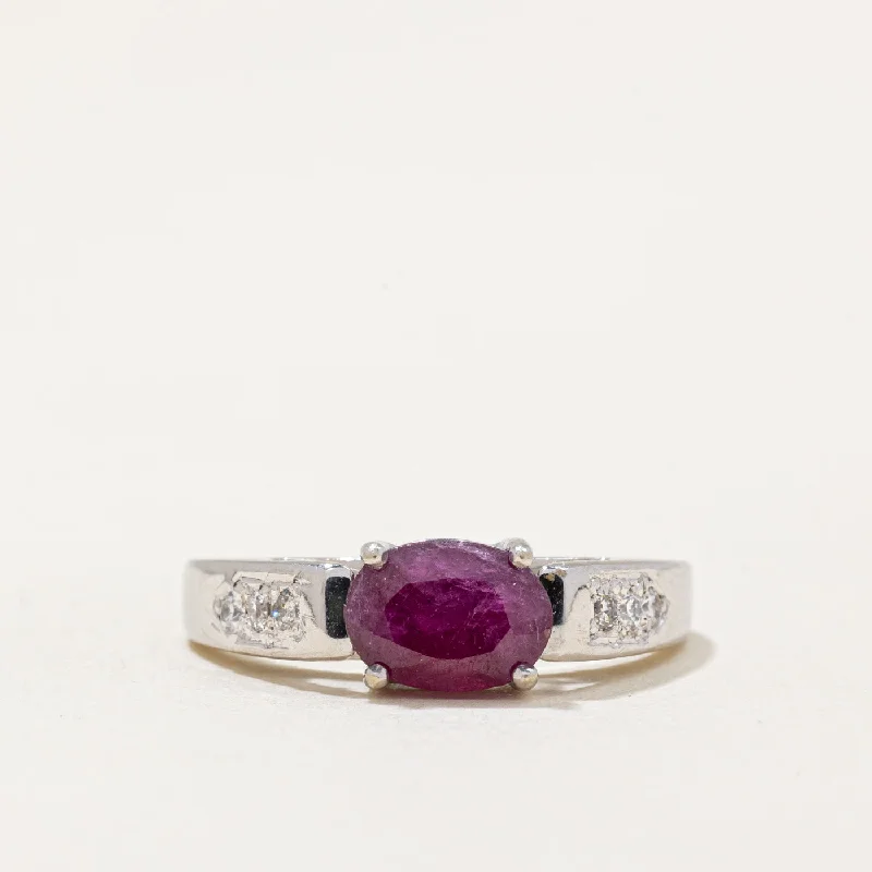 Elegant Designs, Unbeatable Discounts – Shop Jewelry Now Ruby & Diamond Cocktail Ring | 0.60ct, 0.06ctw | SZ 4.75 | Elegant Designs, Unbeatable Discounts – Shop Jewelry Now Ruby & Diamond Cocktail Ring | 0.60ct, 0.06ctw | SZ 4.75 |