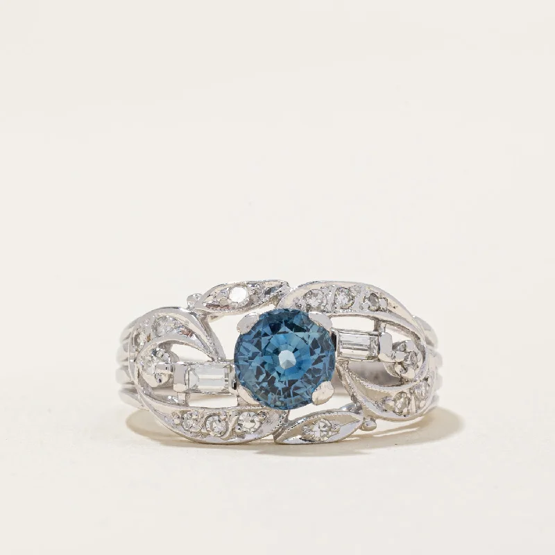 Shop Dazzling Jewelry At The Best Prices Sapphire & Diamond Cocktail Ring | 1.19ct, 0.23ctw | SZ 6.25 | Shop Dazzling Jewelry At The Best Prices Sapphire & Diamond Cocktail Ring | 1.19ct, 0.23ctw | SZ 6.25 |