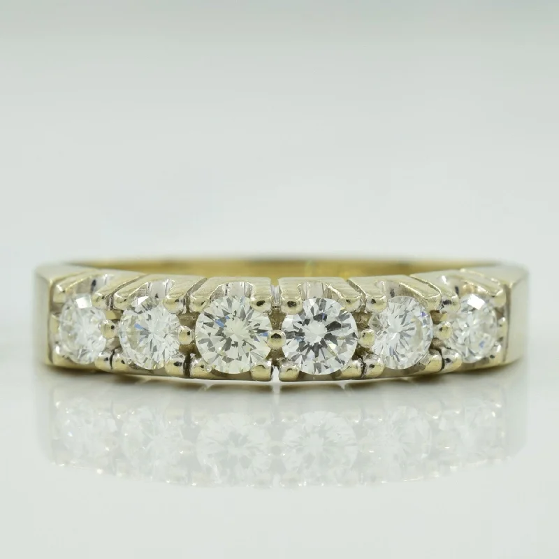 Elevate Your Outfit With Discounted Statement Jewelry 'Birks' Six Stone Diamond Ring | 0.31ctcw | SZ 7 | Elevate Your Outfit With Discounted Statement Jewelry 'Birks' Six Stone Diamond Ring | 0.31ctcw | SZ 7 |