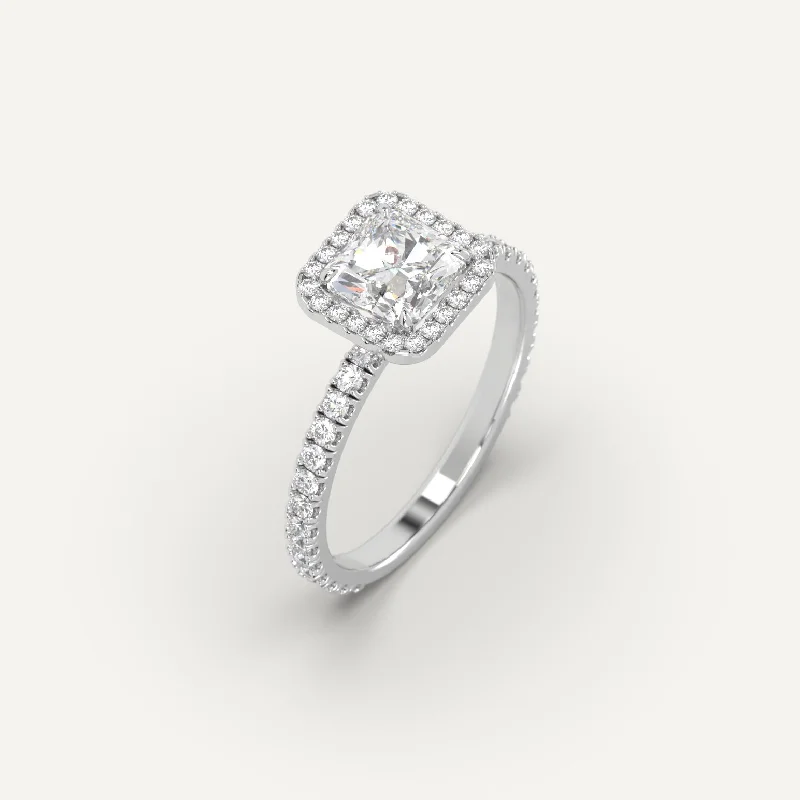 Chic And Stylish Jewelry At Exclusive Prices 1 carat Radiant Cut Diamond Ring