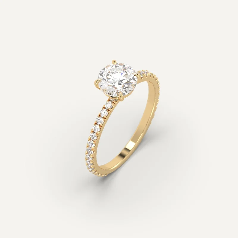Exclusive Jewelry Markdowns – Limited-Time Offer 1 carat Round Cut Diamond Ring
