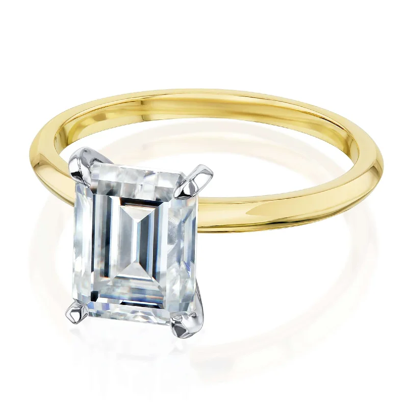 Jewelry Sale – Exclusive Styles At Lower Prices 2.5ct Emerald Moissanite Solitaire Ring Jewelry Sale – Exclusive Styles At Lower Prices 2.5ct Emerald Moissanite Solitaire Ring
