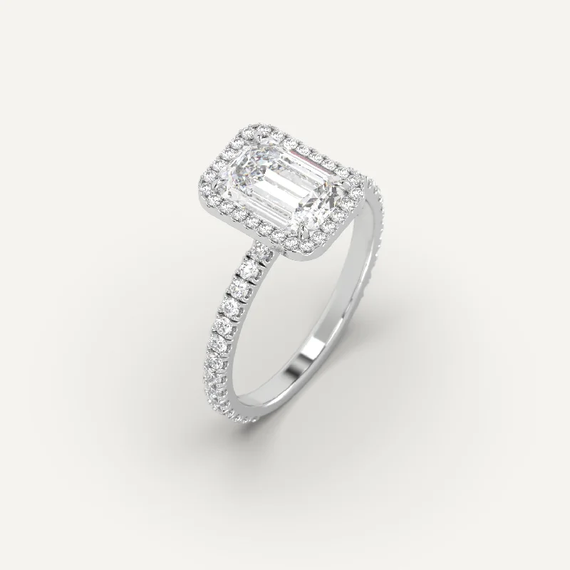 Discounted Jewelry For A Glamorous Look 2 carat Emerald Cut Diamond Ring