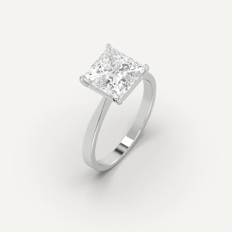 Exclusive Jewelry Offers – Sparkle For Less 3 carat Princess Cut Diamond Ring