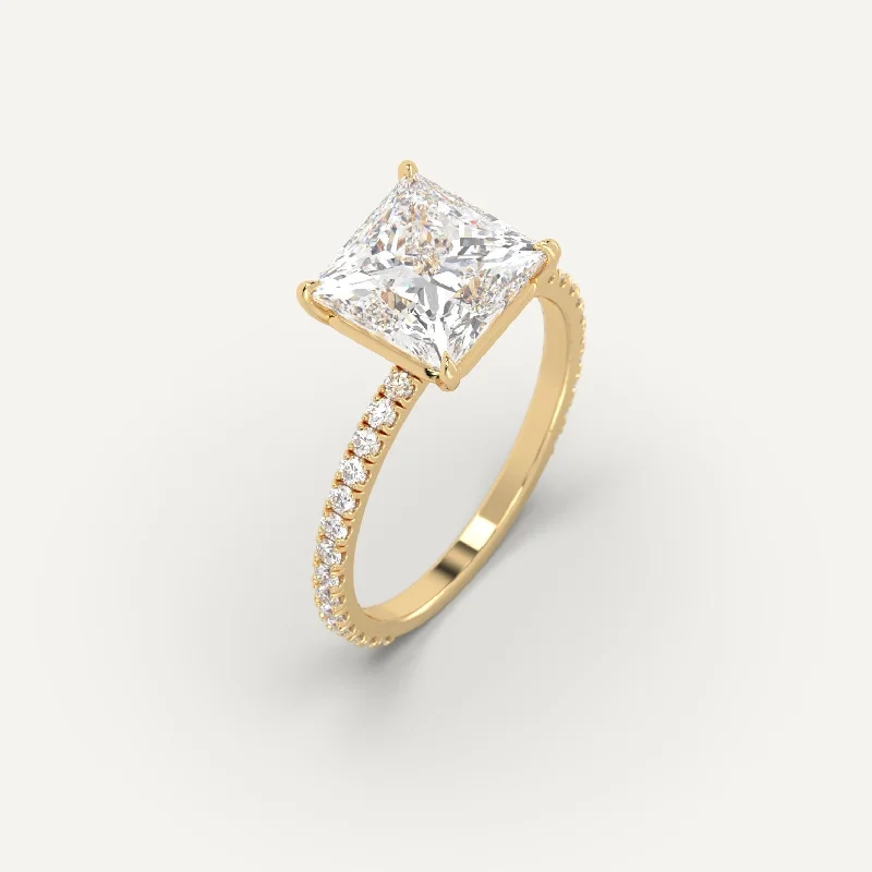 Shop Fine Jewelry With Amazing Deals 3 carat Princess Cut Diamond Ring