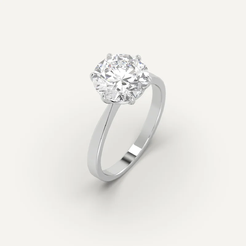 Elegant Jewelry, Exclusive Prices – Shop Now 3 carat Round Cut Diamond Ring