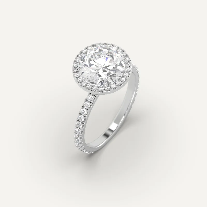 Jewelry Clearance Sale – Final Reductions 3 carat Round Cut Diamond Ring