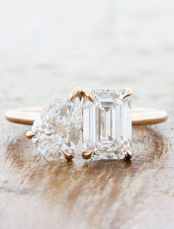 Exclusive Jewelry Markdowns – Limited-Time Offer Adel - 0.90ct Pear & 1.54ct Emerald Lab Grown Diamonds Exclusive Jewelry Markdowns – Limited-Time Offer Adel - 0.90ct Pear & 1.54ct Emerald Lab Grown Diamonds