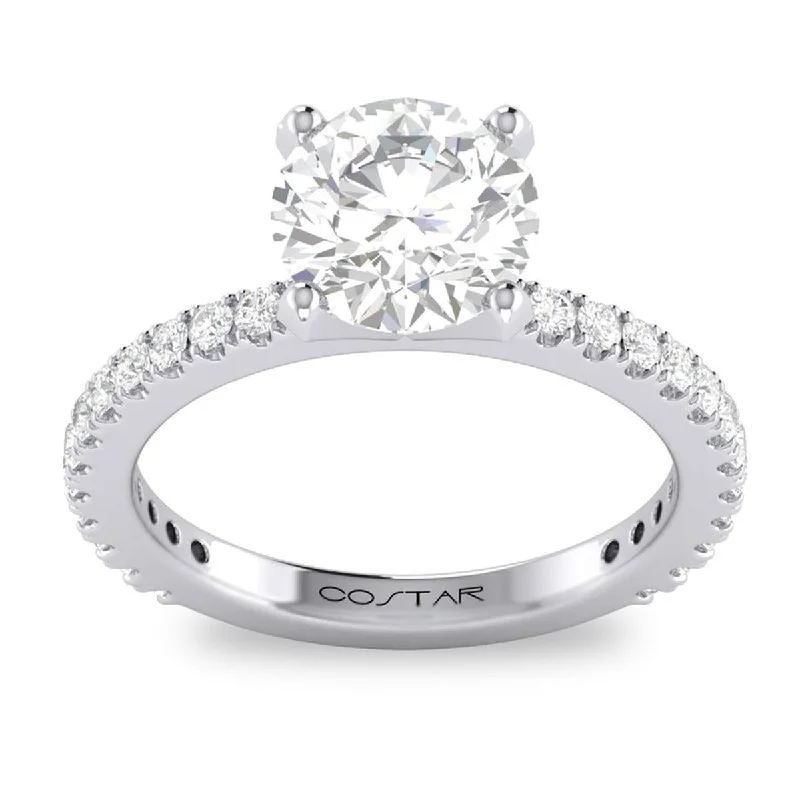 Elegant Jewelry Styles At Budget-Friendly Prices CLASSIC WHITE GOLD ENGAGEMENT RING SETTING WITH 26 DIAMONDS, .30 CT TW Elegant Jewelry Styles At Budget-Friendly Prices CLASSIC WHITE GOLD ENGAGEMENT RING SETTING WITH 26 DIAMONDS, .30 CT TW