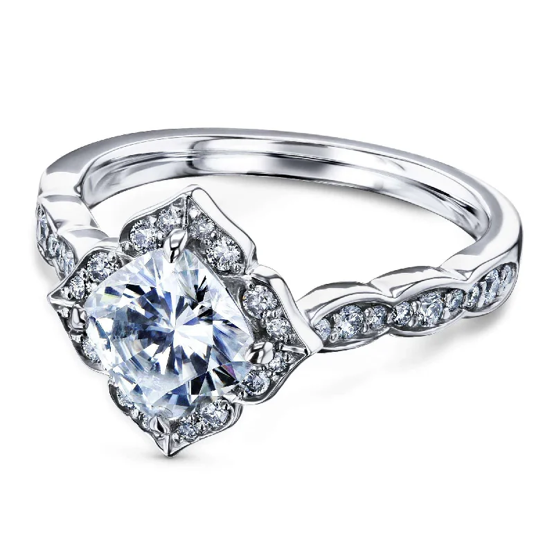 Shop Fine Jewelry With Exclusive Savings Jasmine Moissanite & Diamond Ring