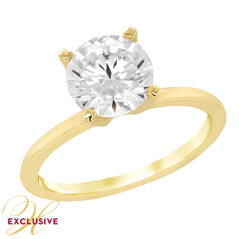 Best Jewelry Deals – Shop Premium Pieces At Great Prices HOWARD'S YELLOW GOLD SOLITAIRE ENGAGEMENT RING SETTING