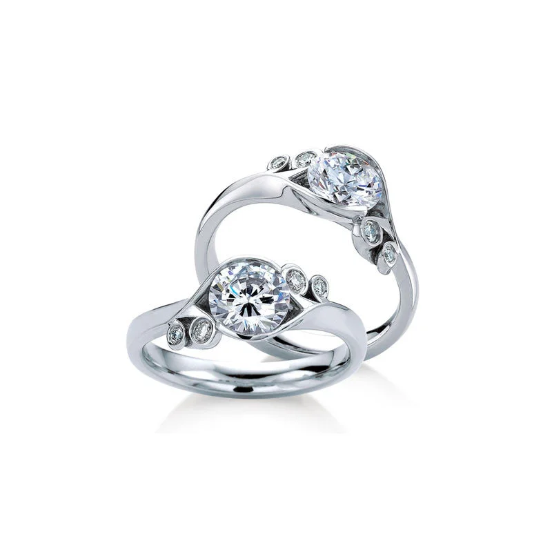 Bohemian-Inspired Jewelry For Free-Spirited Fashion Fern Round Brilliant Diamond Engagement Ring Bohemian-Inspired Jewelry For Free-Spirited Fashion Fern Round Brilliant Diamond Engagement Ring