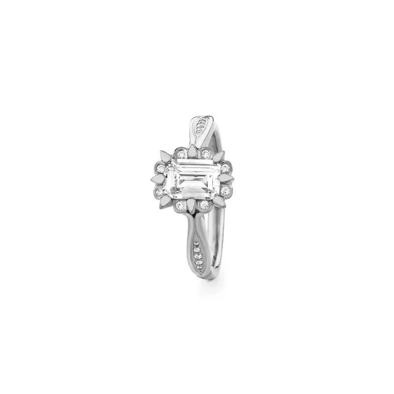 Must-Have Jewelry At Unbelievable Discounts Snowdrop Emerald-Cut Diamond Engagement Ring Must-Have Jewelry At Unbelievable Discounts Snowdrop Emerald-Cut Diamond Engagement Ring