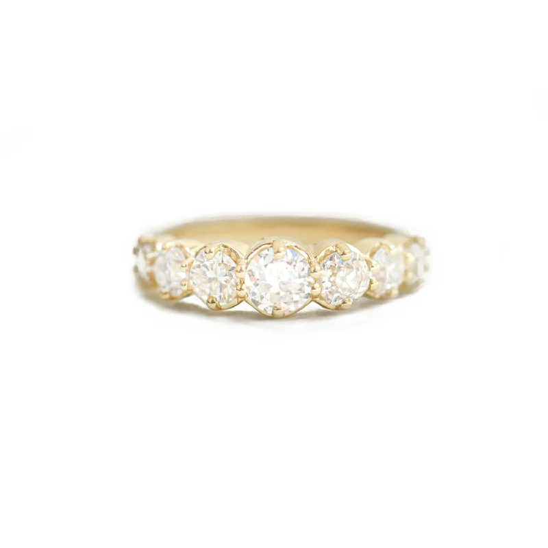 Unmissable Jewelry Sale – Shop Before It's Too Late Old European Cut Diamond Line Ring Unmissable Jewelry Sale – Shop Before It's Too Late Old European Cut Diamond Line Ring