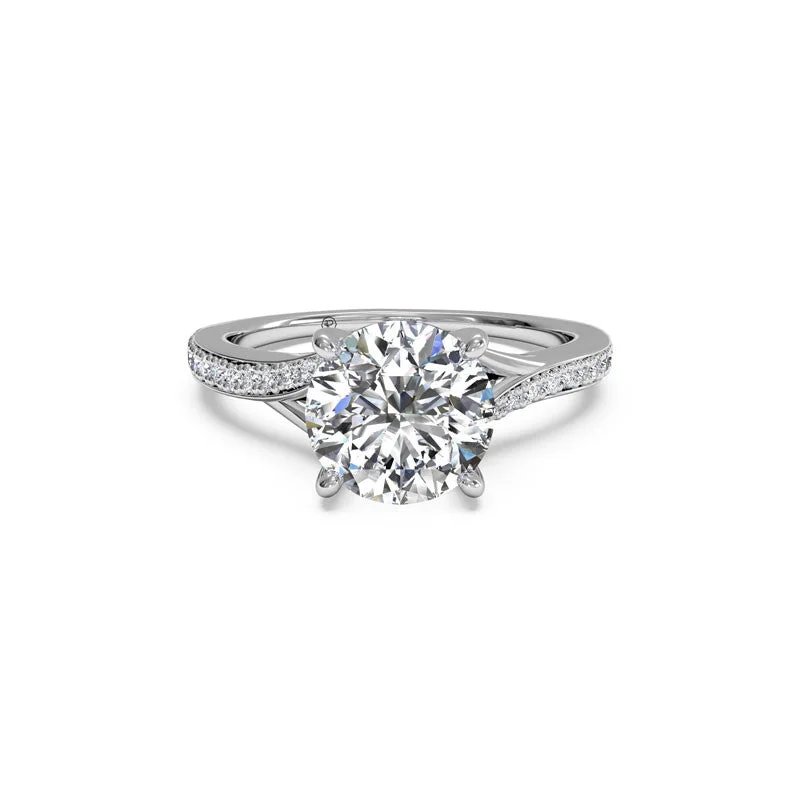 Last Chance To Grab Your Favorite Jewelry At A Discount Micropave Bypass Round Brilliant Diamond Engagement Ring Last Chance To Grab Your Favorite Jewelry At A Discount Micropave Bypass Round Brilliant Diamond Engagement Ring