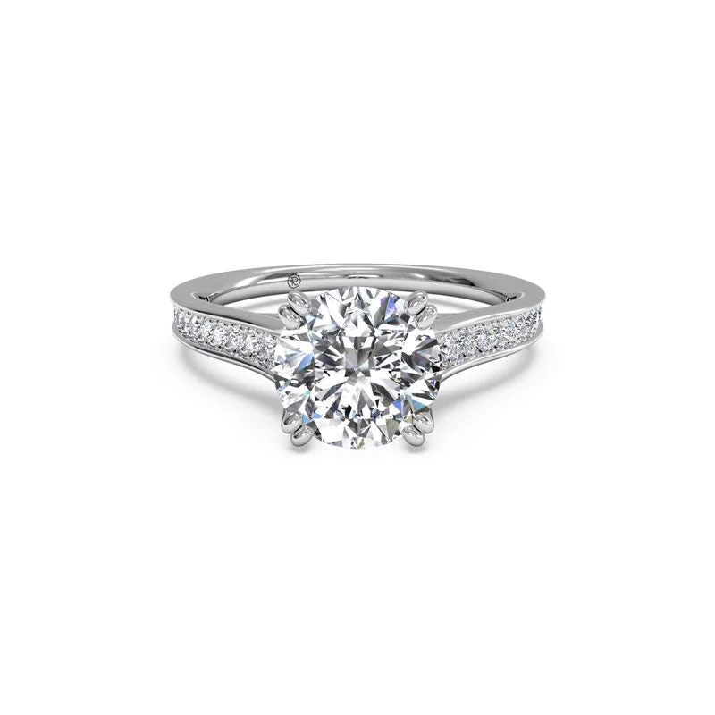Get The Sparkle You Love At Prices You Adore Round Brilliant Micropave Surprise Diamond Engagement Ring Get The Sparkle You Love At Prices You Adore Round Brilliant Micropave Surprise Diamond Engagement Ring
