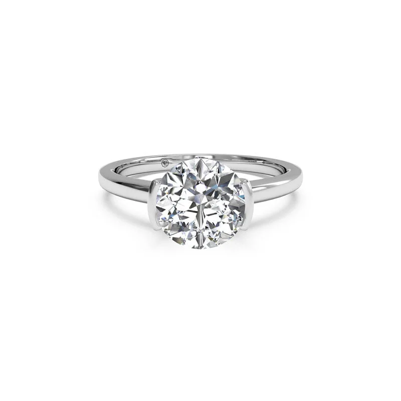 Personalized Jewelry Sale – Meaningful Gifts At Great Prices Semi-Bezel-Set Solitaire Round Brilliant Diamond Engagement Ring Personalized Jewelry Sale – Meaningful Gifts At Great Prices Semi-Bezel-Set Solitaire Round Brilliant Diamond Engagement Ring