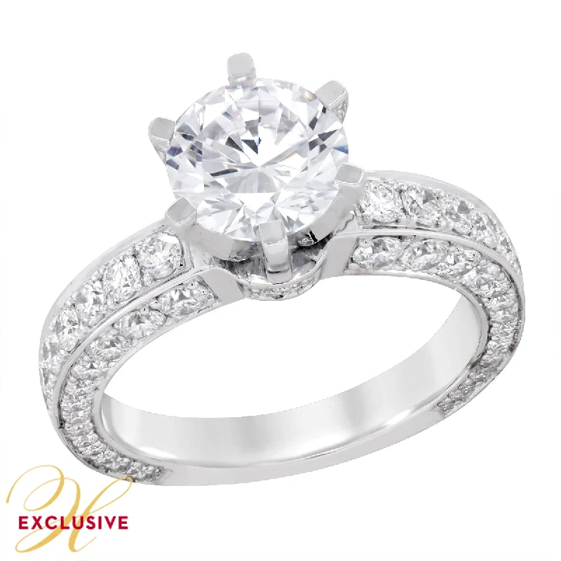 Luxury Jewelry Clearance – Shop Premium Styles Now VINTAGE STYLE WHITE GOLD ENGAGEMENT RING SETTING WITH DIAMONDS, 1.72 CT TW Luxury Jewelry Clearance – Shop Premium Styles Now VINTAGE STYLE WHITE GOLD ENGAGEMENT RING SETTING WITH DIAMONDS, 1.72 CT TW