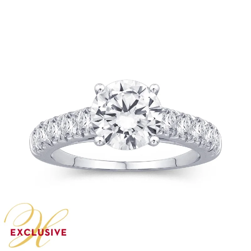 Limited-Time Jewelry Sale – Elegant Styles At Less WHITE GOLD CATHEDRAL ENGAGEMENT RING SETTING, .90 CT TW Limited-Time Jewelry Sale – Elegant Styles At Less WHITE GOLD CATHEDRAL ENGAGEMENT RING SETTING, .90 CT TW