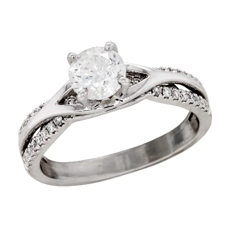 Unique Jewelry For Less – Shop The Sale Now WHITE GOLD DIAMOND ENGAGEMENT RING, 1.00 CT TW