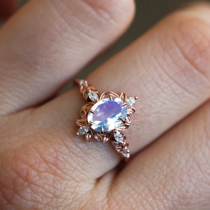 Elegant Jewelry, Exclusive Prices – Shop Now Enya Rainbow Moonstone Leaf Diamond Engagement Ring Elegant Jewelry, Exclusive Prices – Shop Now Enya Rainbow Moonstone Leaf Diamond Engagement Ring