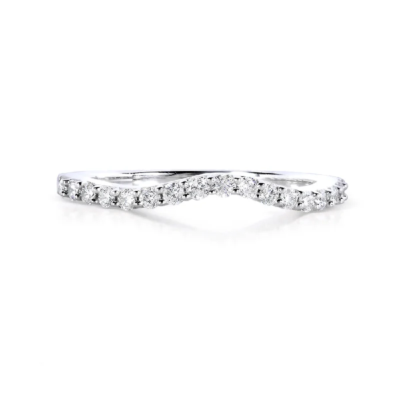 Exclusive Online Discounts On Stylish Jewelry Curved Diamond Band