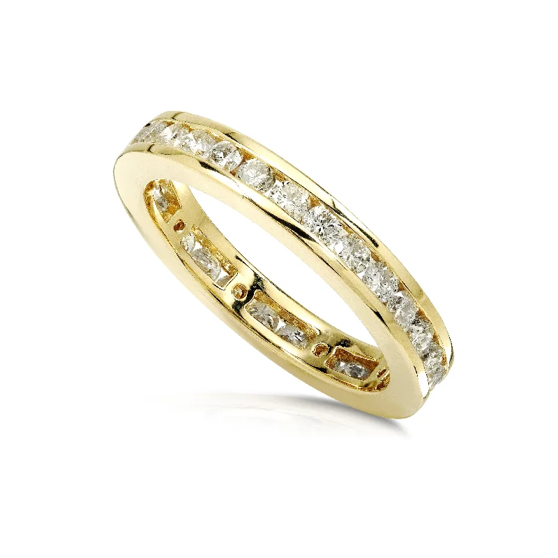 Bohemian-Inspired Jewelry For Free-Spirited Fashion 1ct.tw Round Diamond Channel Eternity Bohemian-Inspired Jewelry For Free-Spirited Fashion 1ct.tw Round Diamond Channel Eternity