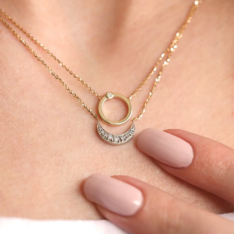 Flash Jewelry Sale – Get Stunning Pieces At Low Prices Eclipse Diamond Crescent Necklace Flash Jewelry Sale – Get Stunning Pieces At Low Prices Eclipse Diamond Crescent Necklace